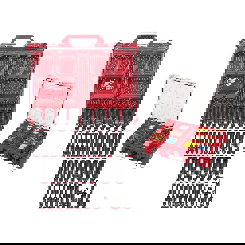 Socket Sets; Set Type: Impact ; Drive Size: 3/8 ; Minimum Size (Inch): 1/4 ; Minimum Size (mm): 6.00 ; Maximum Size (Inch): 15/16 ; Maximum Size (mm): 24.00
